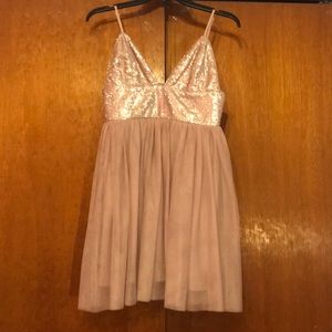 Forever 21 mauve party dress